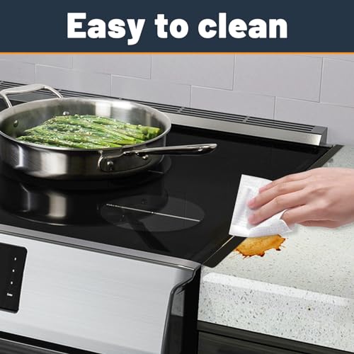 SZJHXIN Matte Black Adjustable Stainless Steel Stove Gap Covers 13.8–27.5 in (2 Pack)
