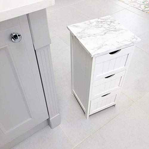 practicalWs Glossy Marble Contact Paper Granite White/Grey Kitchen Countertop Cabinets Furniture Refurbishment Wall Paper Thick Removable Wallpaper Peel and Stick Wall Decor Vinyl Wrap 11.8"x78.7"