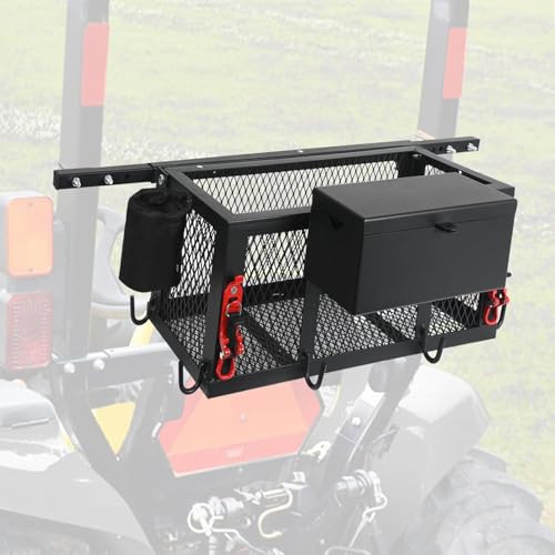Outprize Tractor Basket Heavy-Duty Tool Tray for ROPS 32.5-45" Fits Kubota