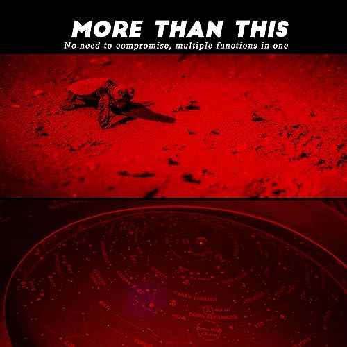 Upgraded Red Flashlight Combo, Bright White &High/Low Power Red Light Options with Memory, Zoom Lens, Rechargeable Battery, Small Portable LED Torch for Aviation, Astronomy, Night Vision