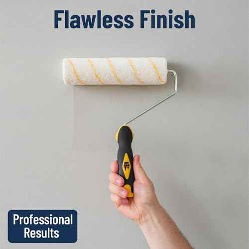 Bates - Paint Tray Set, Paint Rollers, Paint Brushes for Wall, Tray, Roller Brush, 11 Piece Home Painting Supplies, Foam Brush, House Painting Supplies, Painting Tools, Interior, Exterior