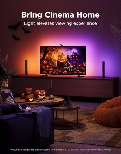 Govee Smart Light Bar RGBICWW TV Backlight for Living Room & Gaming - Black