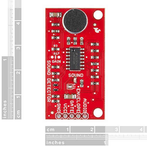 SparkFun Sound Detector with Headers – Audio Sense Board with Analog, Binary & Envelope Outputs
