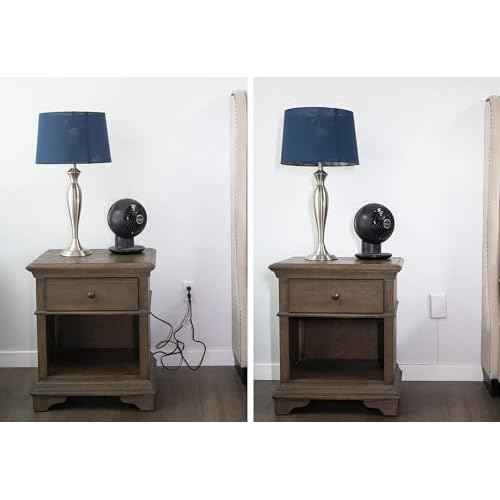 Sleek Socket Original & Patented Flat Ultra-Thin Outlet Concealer with Extension Cord Kit, Multi Outlets Power Strip, Ideal for Home Improvement, Hide Bulky and Messy Cords, 3ft