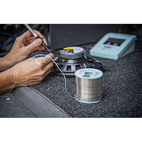 Weller WSW SnPb (T0051403399) Solder Wire, Dia: 0.3 mm / 0.012 in, Wt: 100 g / 3.527 oz, Alloy Sn60Pb40, Flux content 2.2%