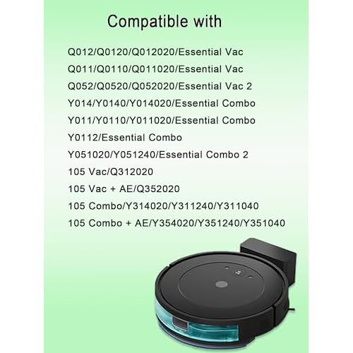 9 Pack Filter Replacement Parts for iRobot Roomba Essential Series, Filter for 105 Vac, 105 Combo, Q0120, Q0110, Q0520, Y0140, Y0110, Y01120, Y051020, Essential Vac and Combo