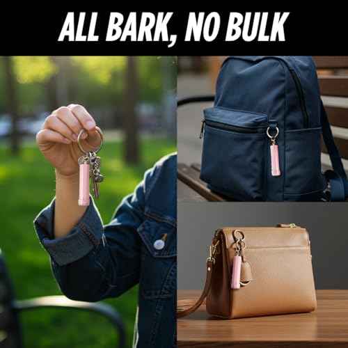 Guard Dog Security Packin' Heat, World¡¯s Smallest Pepper Spray Self Defense for Women, Police Strength with Keychain Snap Clip, Compact Design, Long Range, UV Dye, Push-Button Safety Cap