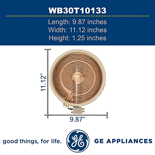 GE WB30T10133 OEM 9-Inch Radiant Dual Surface Element for GE Range