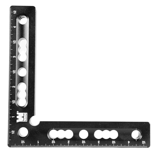 WEN 4.5-Inch 90° Positioning Squares with Clamp Assemblies – Precision Setup Blocks (ME900L)