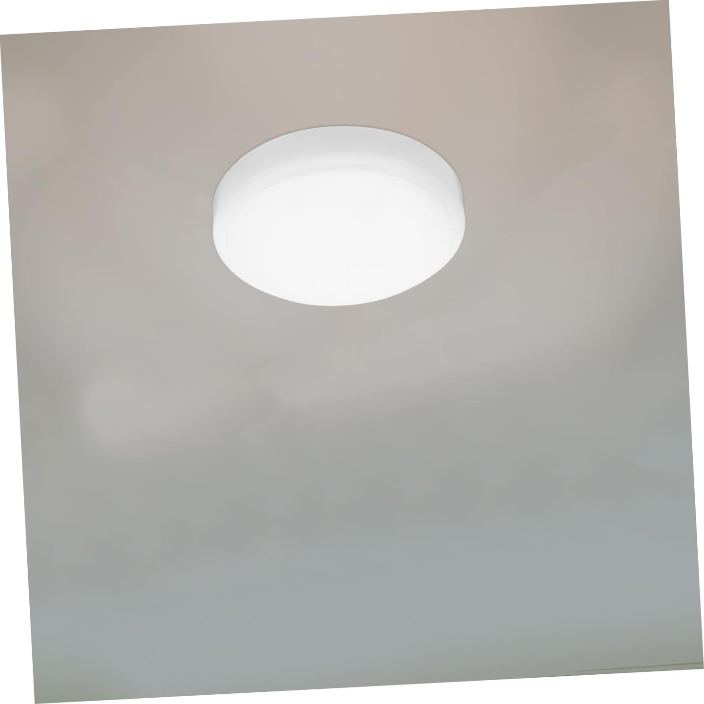 KONTONTY Flush Mount Plastic Lampshade Replacement for Ceiling Light Fixtures Decorative Dome Cover for Kitchen Bathroom Bedroom Elegant Design