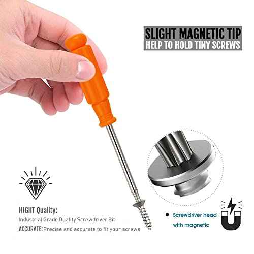 Fast Wall Charger Charging Cable Cord & Replacement Ring Doorbell Screwdriver Fit for Ring Video Doorbell (Released in 2020) 2/3/3 Plus/ 4 Spare kit, Peephole Cam, Doorbell Pro Battery Camera (Orange)