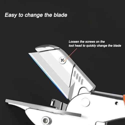 Miter Shears,Multifunctional Quarter Round Cutting Tool Adjustable at 45 to 135 Degree,Shoe Molding Cutter for Wood,Plastic,PVC,Angular Cutting Molding,Crafting