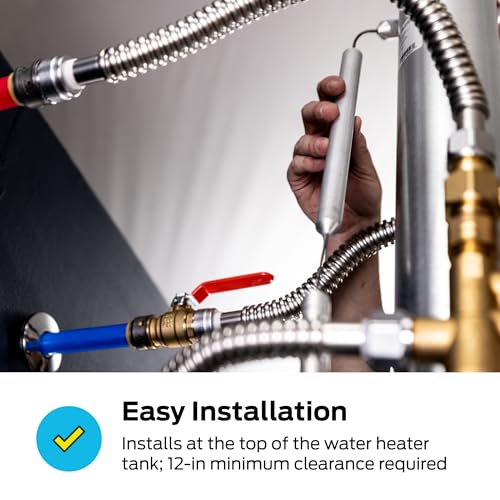 Eastman 42 Inch Flexible Magnesium Anode Rod with 3 in NPT Stainless Steel Nipple - Water Heater Accessory