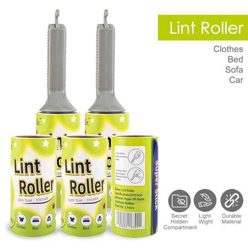Real Working Lint Roller with Storage, Secret Stash Safes, Secret Hidden Diversion,Money Jewelry Storage (man)