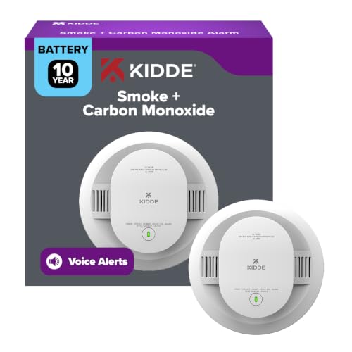 Kidde 10-Year Battery Smoke & Carbon Monoxide Detector - 1 Pack Model 30CUD10-V