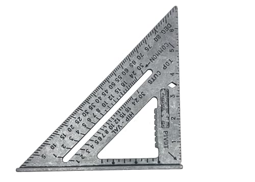 Swanson 7 Inch Speed Square Blue - Versatile Carpenter & Roofing Tool