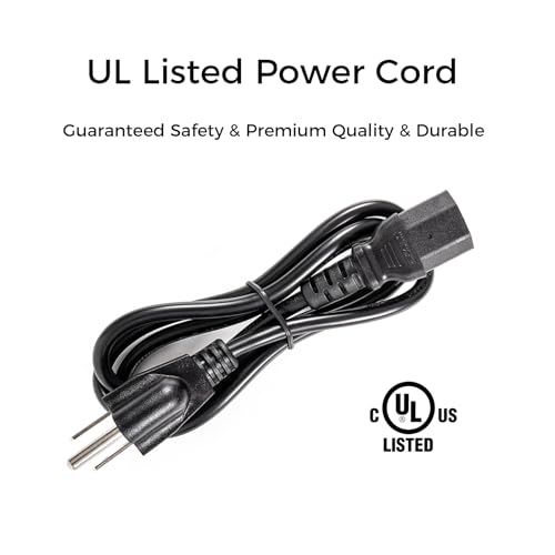 TONIWA 3 ft 3-Prong UL Replacement Power Cord for Instant Pot, Rice Cooker & More