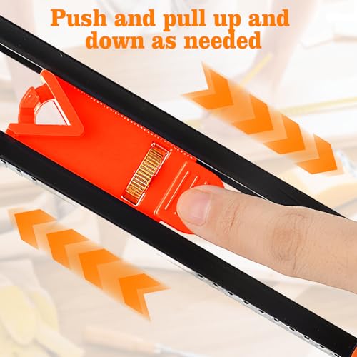 Contour Scribe Tool with 2 Pencils – Adjustable Profile Gauge for Carpentry, Tiling & DIY