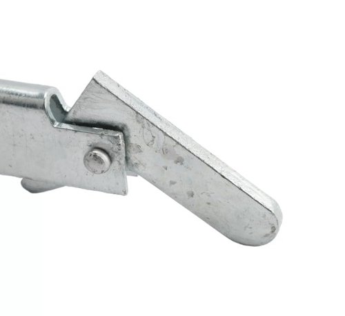 Chain Link 1 5/8" or 2" [1 7/8" OD] Duckbill Gate Holdback - Gate Open Keeper (Pressed Steel)