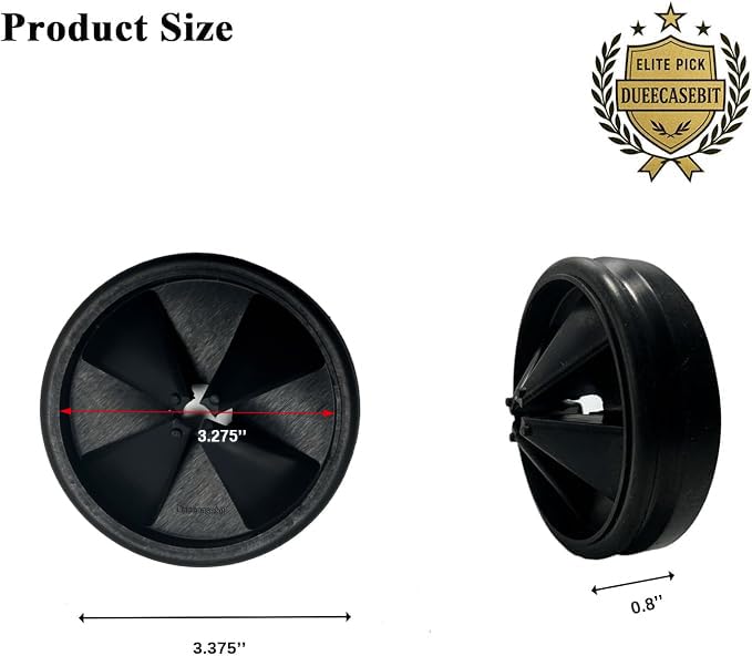 Dueecasebit 3-3/8 Inch Garbage Disposal Splash Guard - Variation 2