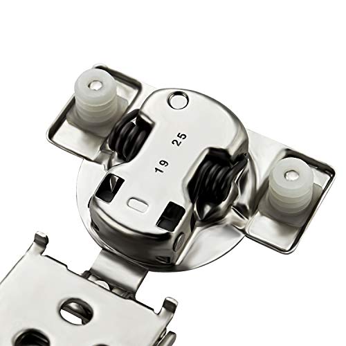 Ravinte 1/2 Inch Overlay Soft Close Kitchen Cabinet Hinges, Pack of 60
