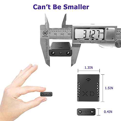 Hidden Spy Mini Camera 1080P Security Wireless WiFi Camera Home Indoor Outdoor Wireless Cam Small Home Security Camears Nanny Cam Wireles Cameras Motion Detection, Night Vision