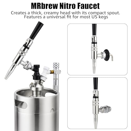 MRbrew Stout Beer Coffee Faucet 304 Stainless Steel Nitro Tap