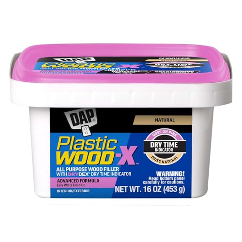 DAP Plastic Wood-X 16 oz Natural Wood Filler with DryDex Dry Time Indicator