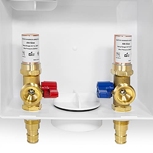 EFIELD PEX-A Expansion Copper Arrestor Washing Machine Outlet Box 1/2"
