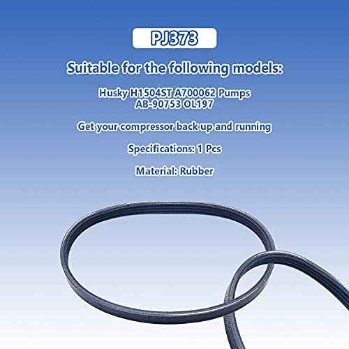 PJ373 Belt Replacement for Husky H1504ST A700062 Air Compressor Pumps (1/Pack)