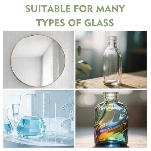 INNOVAYOU 100ml Glass Cutting Oil, Specially Formulated for Use with Any Vitreous Cutter Tool, Glass Cutter Oil Used for Cutting Stained Vitreous, Tiles and Mirrors