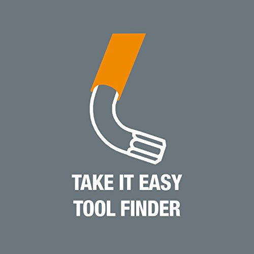 950 SPKL HEX-Plus SW 5.0 Bright Orange Long ARM HEX Key