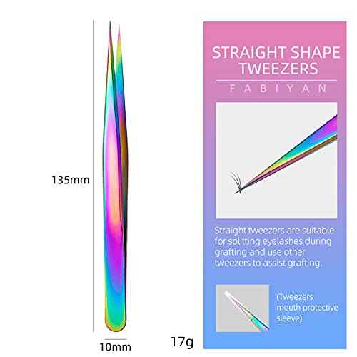 Tweezers Set, Diamond painting tools,Eyelash Extension Tweezer,Anti-Static Stainless Steel Curved of Tweezers for Diamond painting, Electronics, Laboratory Work, Jewelry-Making, Craft, Soldering