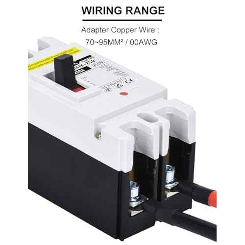 DIHOOL Battery DC Disconnect Switch, 250 Amp DC Breaker for Main Power Station Solar System, UPS