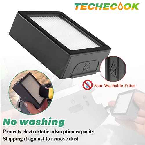 9-Pack HEPA Filter Replacement for iRobot Roomba E I J Series Combo E5 E6 E7 i3 i3+ i4 i4+ i5 i5+ i6 i6+ i7 i7+/plus i8 i8+ J5 J6 J8 Robot Vacuum Cleaner-9 x High-Efficiency Filters 4639161, 1 x Brush