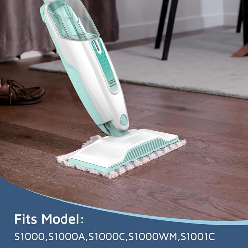 Planially 4-Pack Replacement Mop Pads for Shark S1000 S2000 S2001 SteamSpot – 12.2x5.9 in