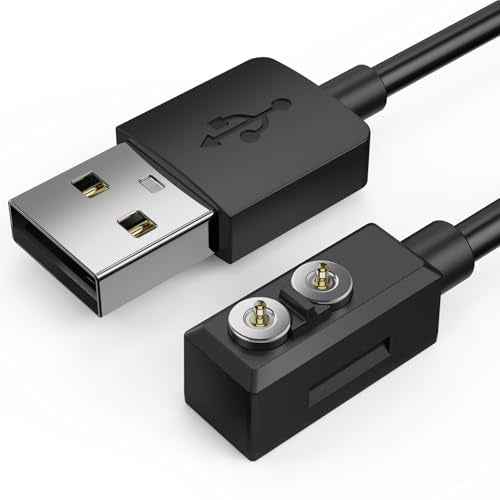 TUSITA Magnetic Charger Cable Compatible with LEDLENSER P&H Models Flashlight- 1.2M / 4ft.