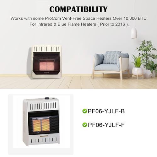 PF06-YJLF-B Wall Heater Blower Kit for ProCom Ventless Space Heater Over 10,000 BTU