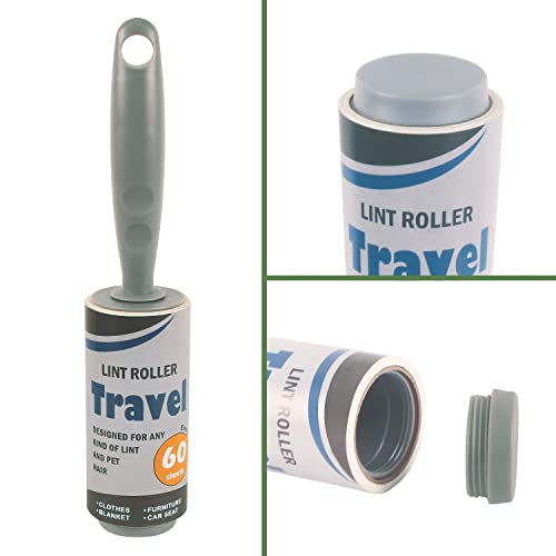 Keep Your Secret- Lint Roller for Diversion Safe-Hidden Compartment for Keys, Cash and Valuables(Grey)