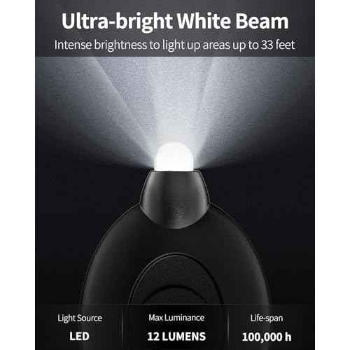 Uniclife Mini Keychain Flashlights & Permanent Marker Pens Nurse Badge Lights Portable 12 Lumen Battery Powered LED Torches for Nurse Doctor Office School Hospital and Camping, 12 PCS