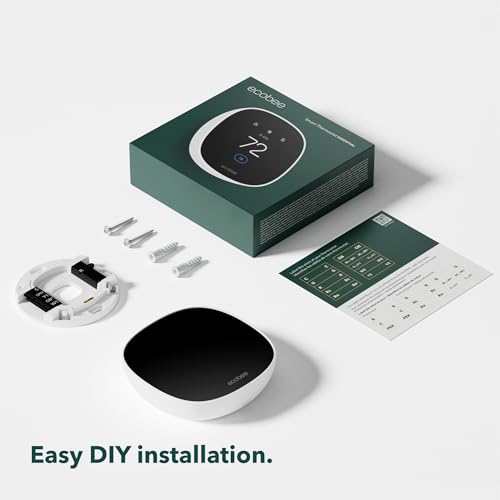 ecobee Smart Thermostat Essential WiFi 0.91 x 3.62 x 3.62 inches Energy Star