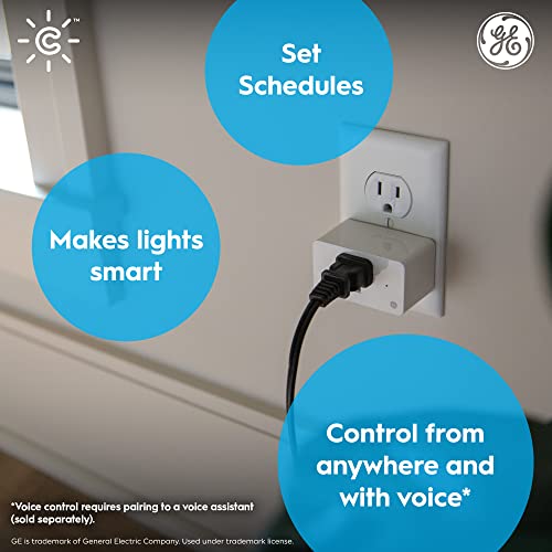 Cync Smart Indoor WiFi Outlet Plug - 1 Pack, Voice & App Controlled, Matter Compatible