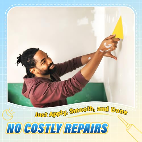 DIYSELF 9 Pack Drywall Repair Kit - Fast-Drying Spackle for Cracks & Holes