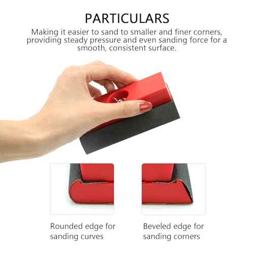 SCOTTCHEN Hand Sanding Blocks Auto Body, 25pcs Sandpaper Woodworking Furniture Sander Hand Tool, Grit 120 to 3000