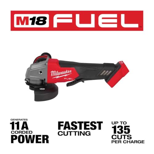 Milwaukee M18 FUEL Brushless Cordless Angle Grinder 4-1/2 in. / 5 in. Tool Only