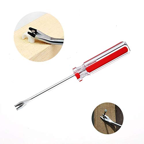 Terberl 4 Pack Tack Lifter Tack Puller Nail Puller, U Tip Nail Staple Rivet Staple Puller Staple Remover Tool