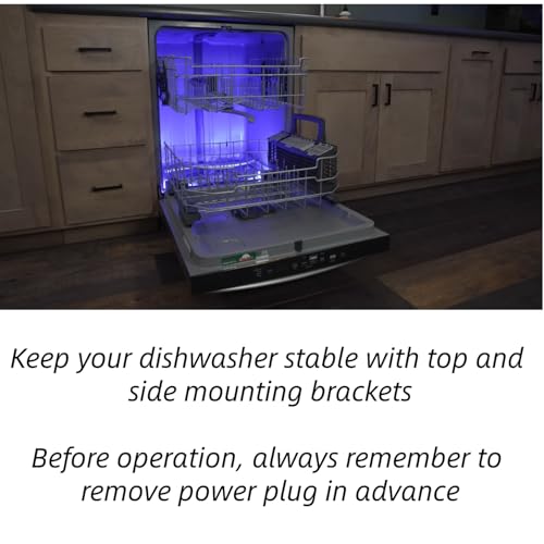WD01X27759 GE dishwasher mounting bracket kit with screws (2-pcs) for under-counter installs