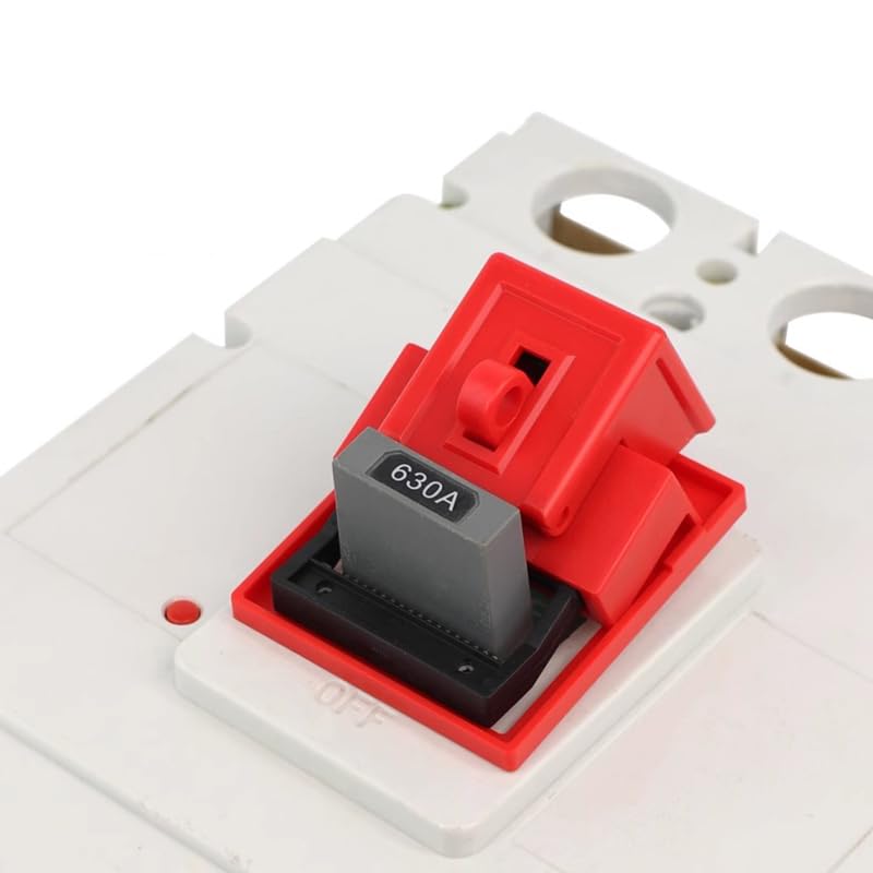 WUWEOT 6 Pack Circuit Breaker Lockout Device, 480/600 Volt Clamp-on Breaker Lock Out Device, Large Universal Single Pole Multi Pole Clamp Lockouts, OSHA Compliant