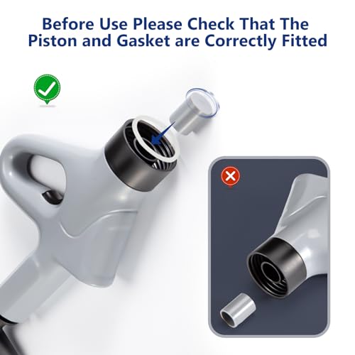 MaxxGeek High Pressure Toilet Plunger & Drain Blaster - Unclog Toilets & Sinks