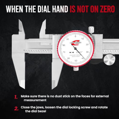 SAE Dial Caliper 0-6" Precision Measuring Tool